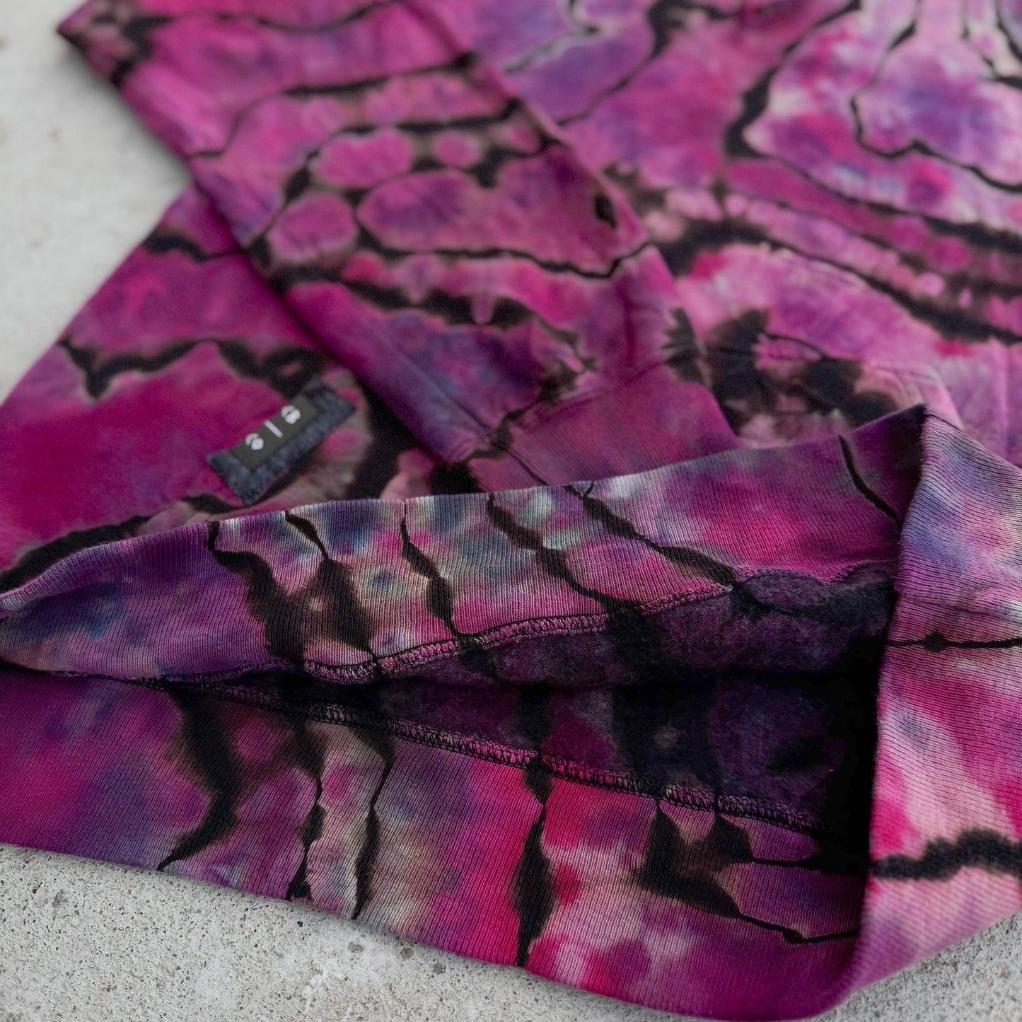 Small Black Rose Hoodie