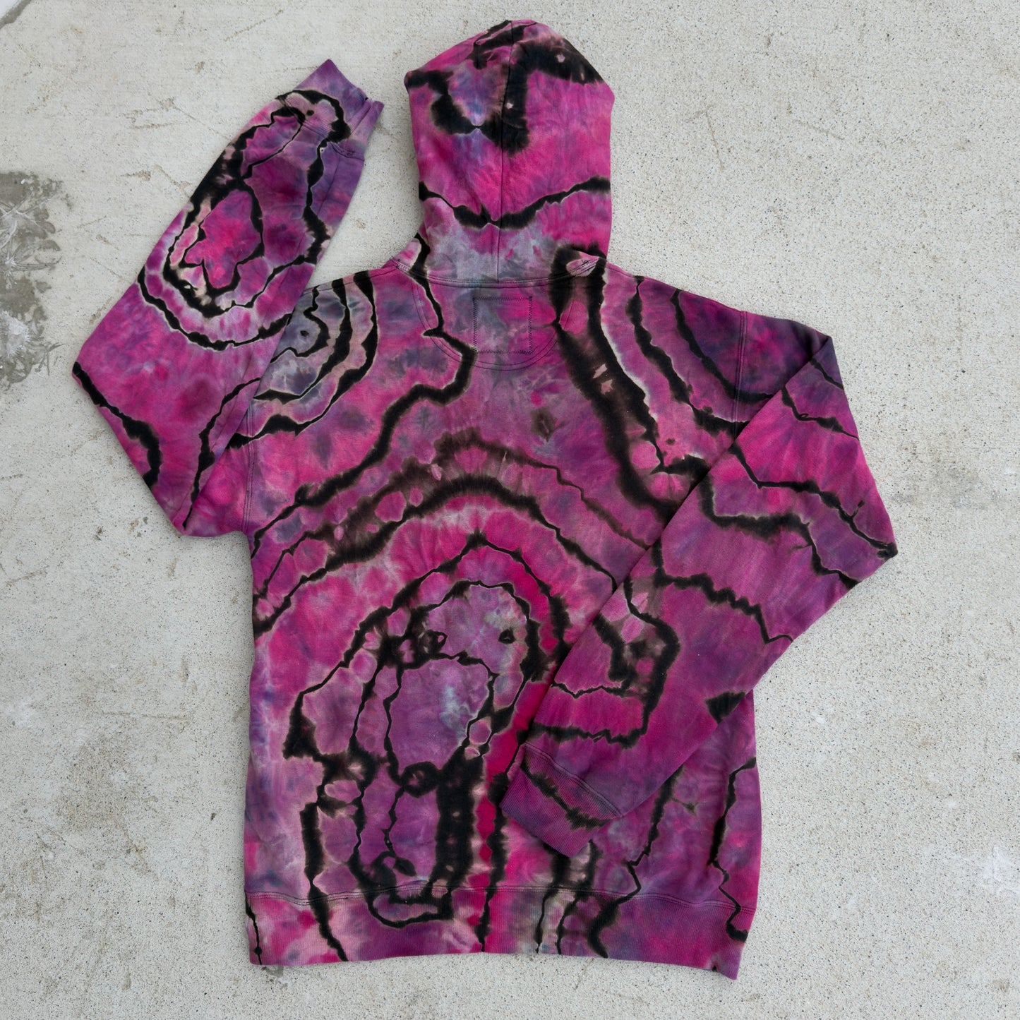 Small Black Rose Hoodie