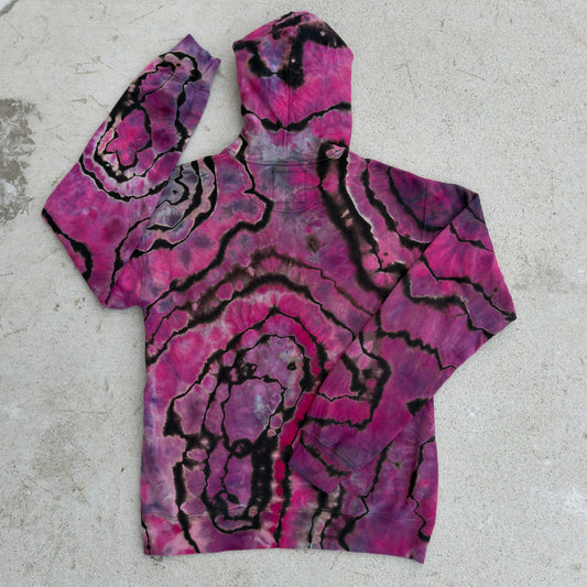 Small Black Rose Hoodie